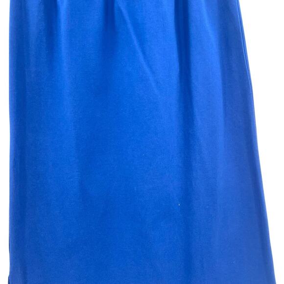 Michael Simon Lite Ski Trip Snowflake Embroidered Novelty Midi Skirt Blue Small - Picture 3 of 14